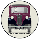 Austin Seven Ruby 1935-36 Coaster 6